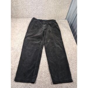 Polo Ralph Lauren Andrew Pant Mens 38x30 Charcoal Gray Corduroy Pleated Trousers